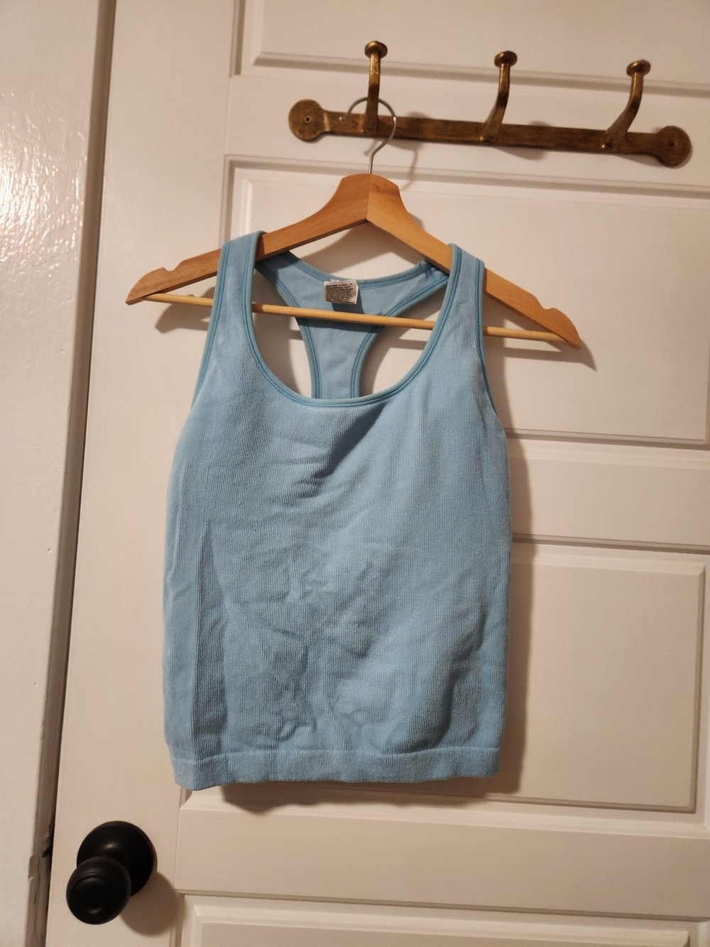 all in motion Light Blue Racerback Tank